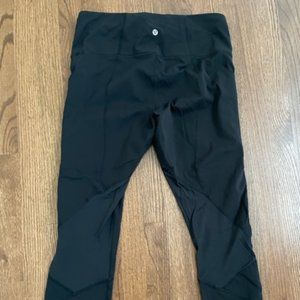 Fast and Free High-Rise Crop 23" -  Black - Size 10
